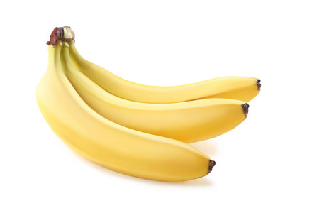 孤立在白色背景上的甜香蕉