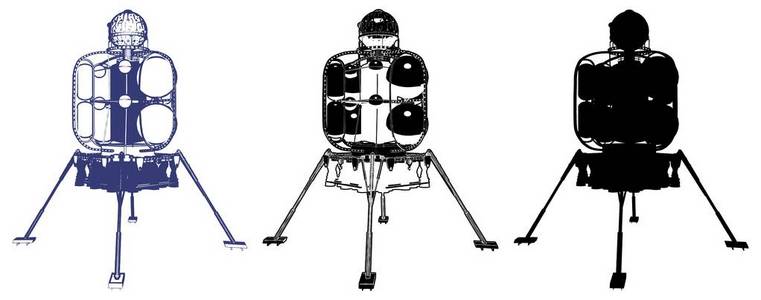 着陆器空间矢量