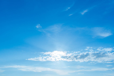 晴朗的蓝天与云彩背景照片