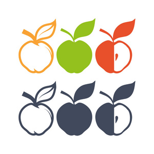 苹果的三角形图片