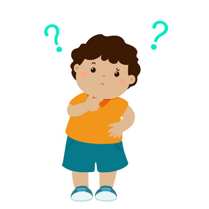 疑问卡通人图片