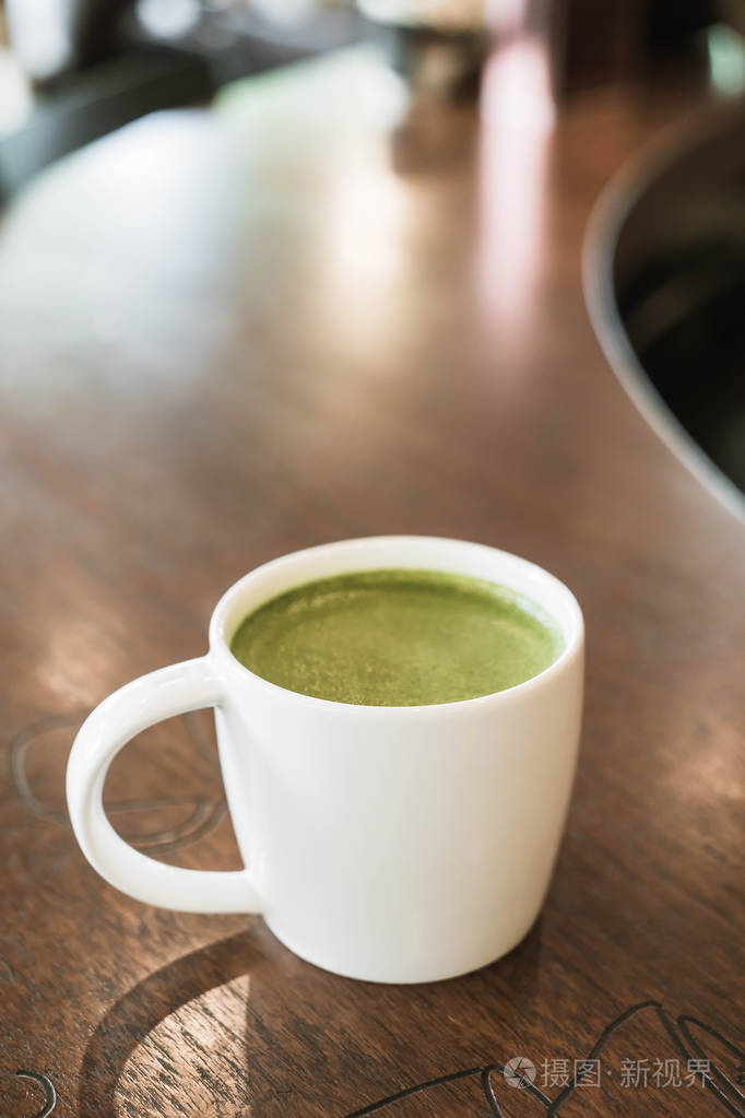 绿茶拿铁咖啡
