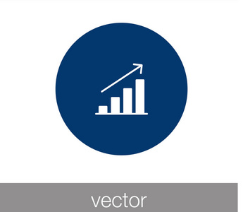 图表图标。条形图图标