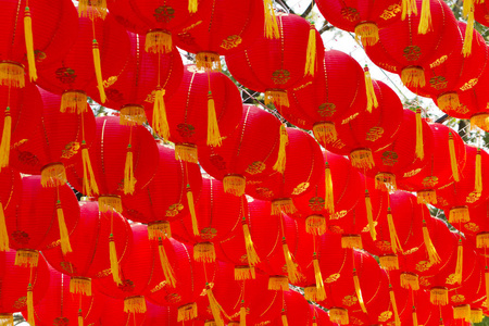 传统的中国彩灯