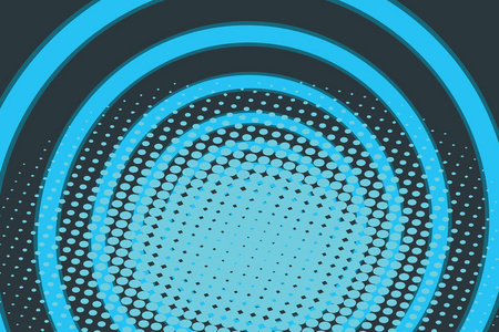 蓝色圆环无线电波普艺术背景图片