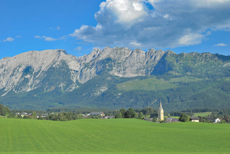 坏的 Mitterndorf，奥地利施蒂利亚州