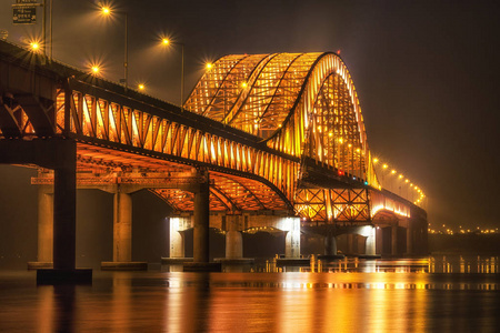 Banghwa 大桥夜景