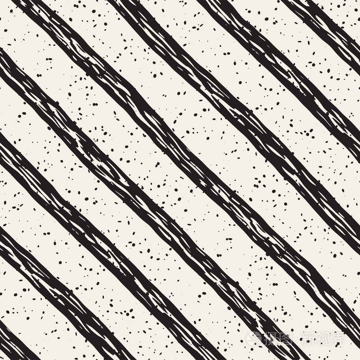 手绘波浪条纹背景.时尚无休止的写意纹理