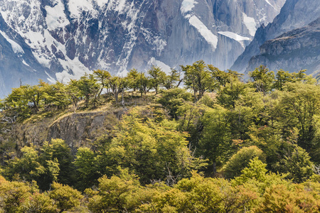 安第斯山脉大雪山，阿根廷丘布特