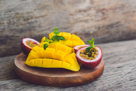 百香果和芒果图片