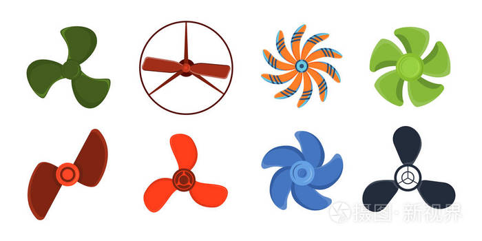 螺旋桨风扇矢量风呼吸机设备空气鼓风机冷却器旋转技术权力圈子