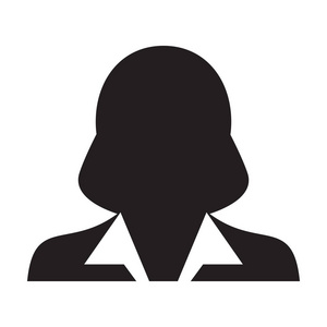 用户图标矢量女人人资料人类头像图照片