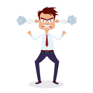 矢量卡通白色背景上平字符照片