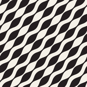 复古的波浪纹.几何线条单色设计照片