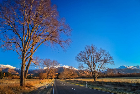 新西兰山风光图片