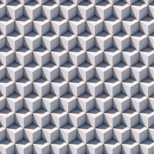 白色立方体在等距视角模式