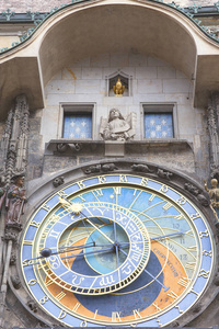 布拉格天文钟在旧市政厅，布拉格，捷克共和国布拉格天文钟