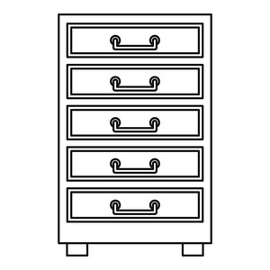 木制柜抽屉图标大纲