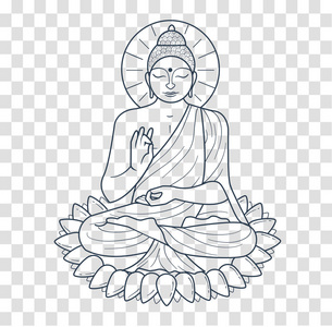 佛图标图标佛剪影照片