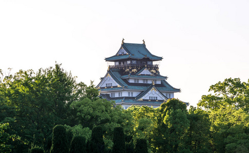大阪城堡视图