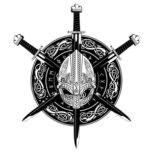 老维京头盔图片