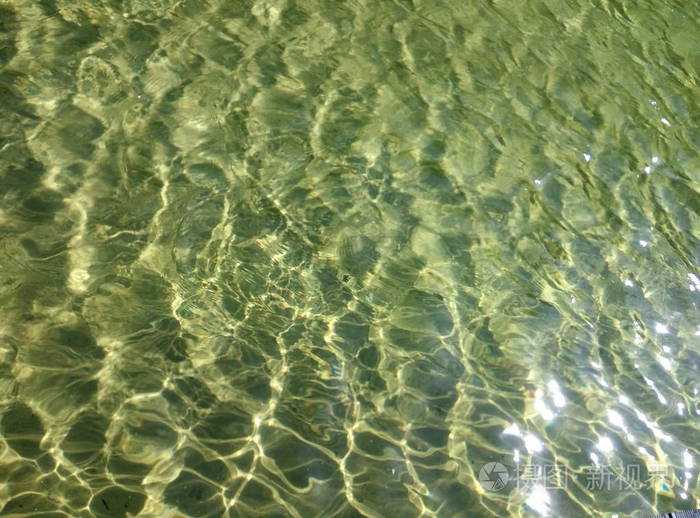 波浪形绿色水背景