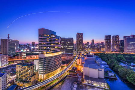 东京，日本城市景观