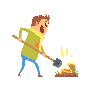 全职猎人漫画卡通漫画的人发现一个宝藏,宝藏猎人.