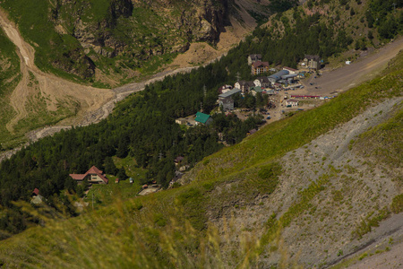 山区的布鲁斯地区边坡