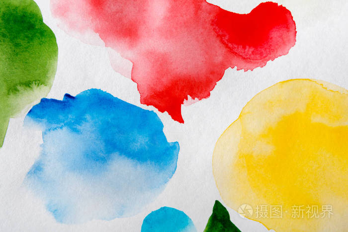 抽象画纹理背景的水彩点