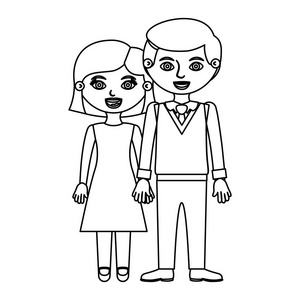 黄色衬衫和蓝色西装配短发和红色口红的模特棕色短发的漂亮女人的肖像