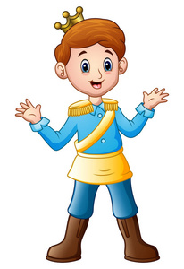 年轻的王子卡通照片