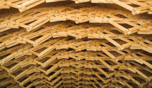 现代建筑木结构照片