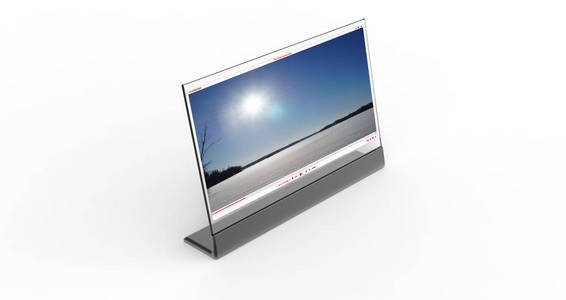 计算机屏幕直角照片