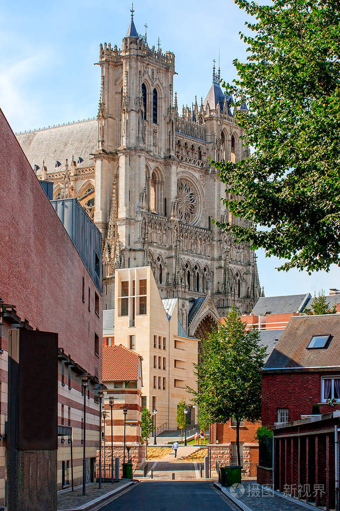 亚眠教堂法国哥特式建筑