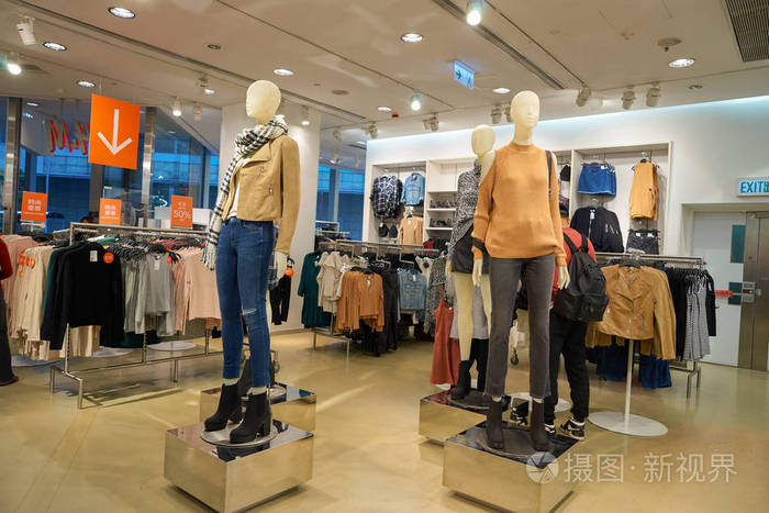 里面的 H M 店在香港照片-正版商用图片0ydory-摄图新视界