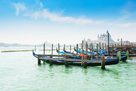 吊船在大运河在威尼斯，意大利