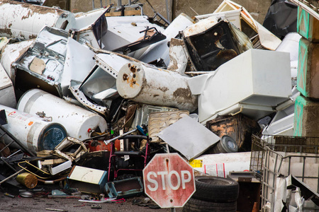 停止生产废物 老 appliency 回收设施