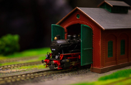 电动火车玩具 铁路交通建模