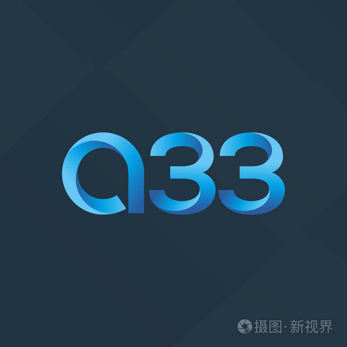 字母和数字标识 A33