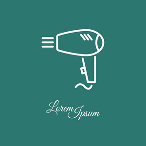 吹风机线图标照片