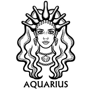 水瓶座的女人图片