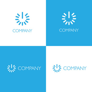 电子服务或货物公司徽标图片