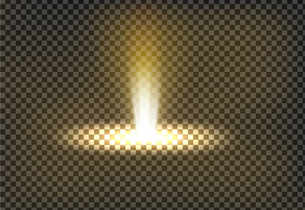 矢量图的金色的光线,一束光照片