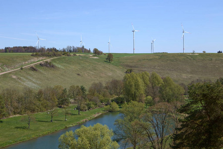 在德国巴伐利亚的 bechthal 附近使用风力发动机的展望