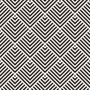 时尚线条格子.民族的单色纹理.抽象的几何背景设计.