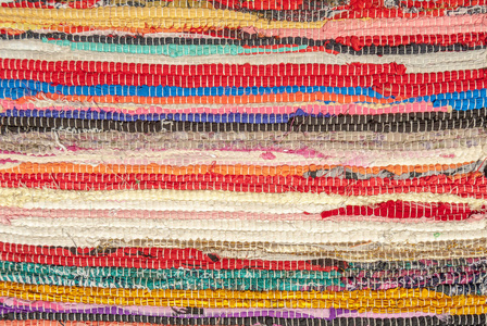 五彩缤纷的地毯质地 手工地毯 抽象背景图像