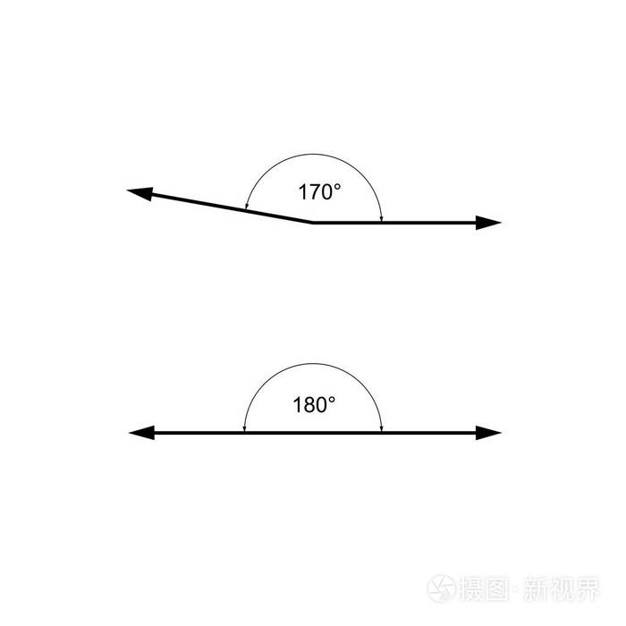 以度为单位的角度 几何数学标志符号插画 正版商用图片0yfwsk 摄图新视界