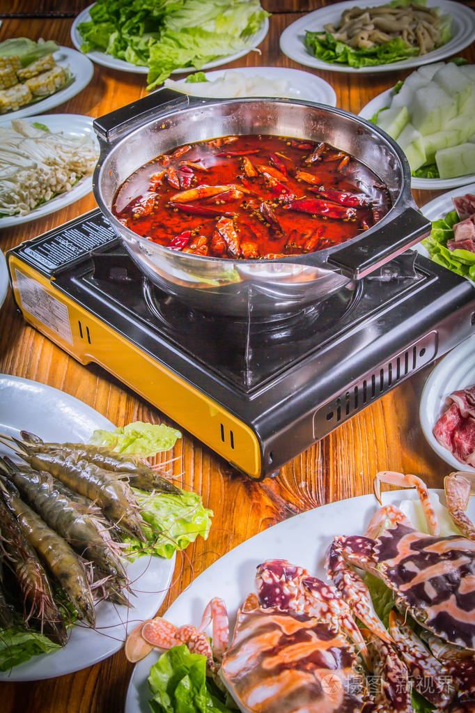 火锅的美食照片