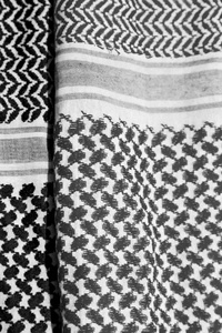 纹理的棉传统象征阿拉伯围巾图片